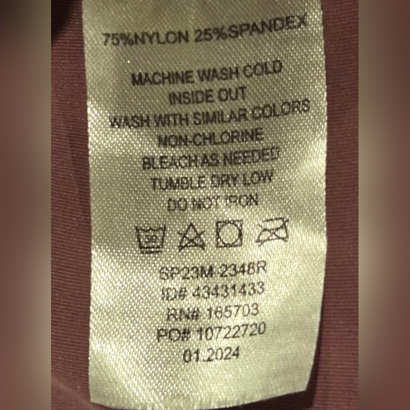 NWOT Stretch The Rules Purple High-Waisted Leggings - Picture 8 of 9